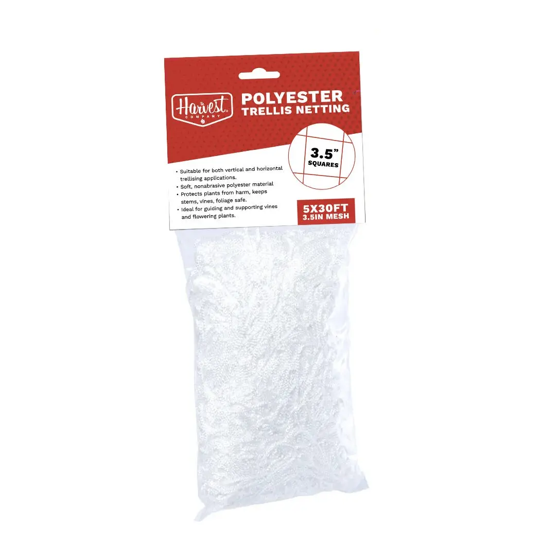 The Harvest Company  Trellis Netting  5 ft X 30 ft - 3.5 In  Mesh