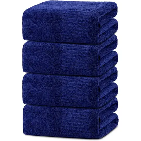 SEISSO Bath Towels 4 Counts  Premium Large Towels for Bathroom 35 x 63 Inches Ultra Soft and Quick Dry Luxury Bath Sheet, Lightweight Shower Towel Home Goods Grey