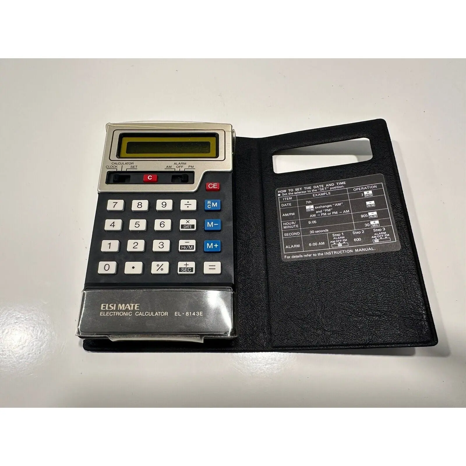 VINTAGE *NEW* Sharp EL-8143E Elsi Mate Electronic Calculator