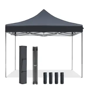 Canopy Tent 10x10 Pop Up Canopy Heavy Duty Tents for Parties Backyard Waterproof Portable Tent Pop Up Shade Canopy with Sand Bags