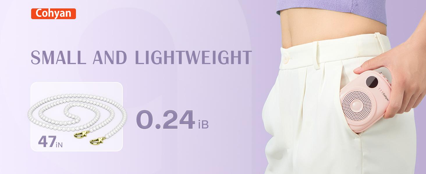 【COHYAN K18】Voice Amplifier Microphone Headset,Portable Voice Amplifier,PA Systems for Teachers,Training,Guide, Speakers Smartphone Audio