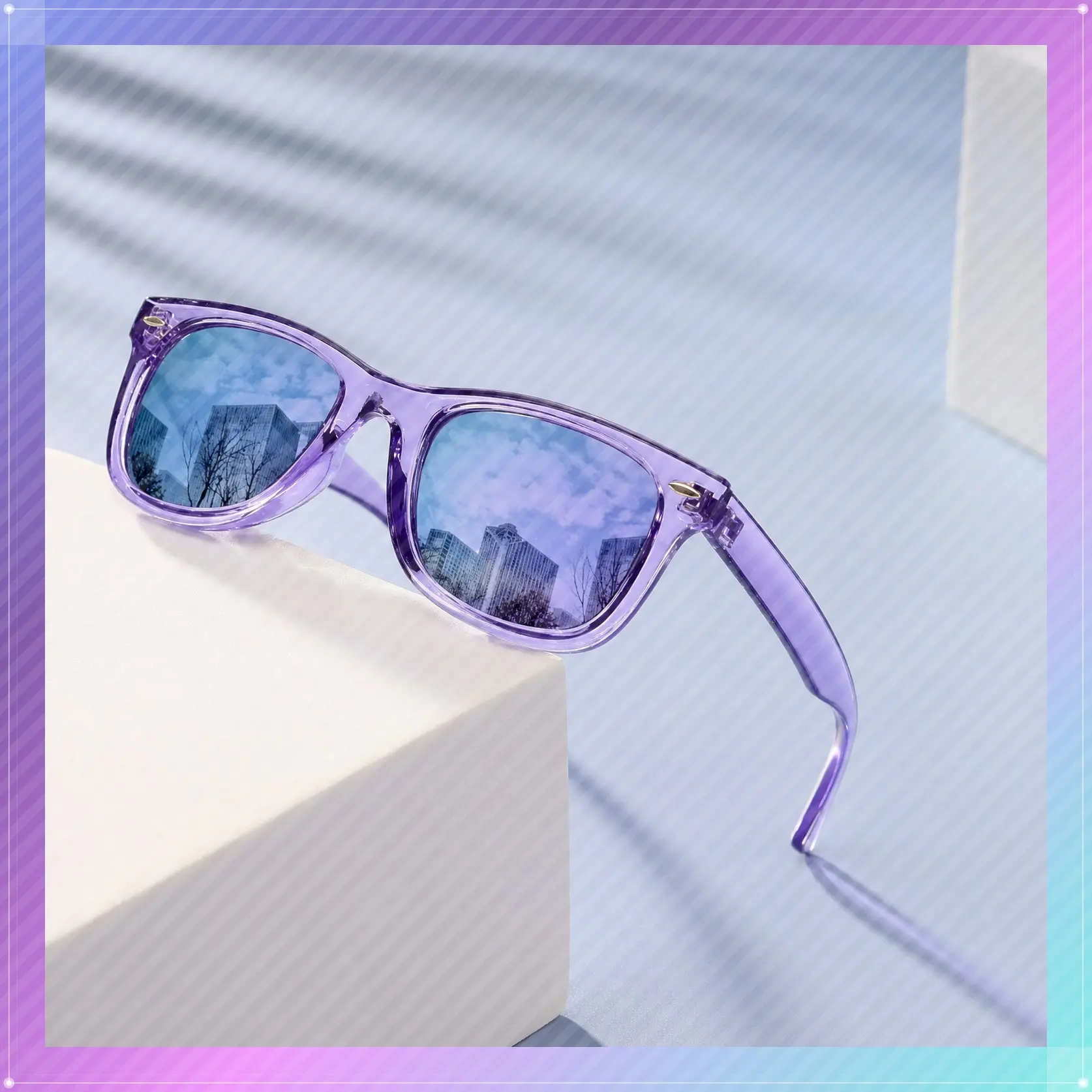 SIPHEW Classic Sunglasses for Women Polarized Driving Anti-Glare UV Protection