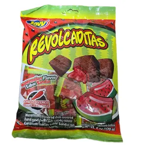 Jovy Revolcaditas with Chili Watermelon or Mango 6--oz Bag | Spicy Candy