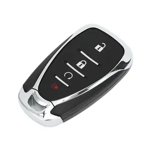 Key Shell Case Keyless Entry Remote Key Fob Replacement Case for Chevrolet Traverse 2018-2020 for Chevrolet Equinox 2018-2020 4 Buttons HYQ4EA HYQ4AA