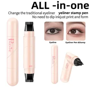 Eyeliner Pen & Stamp，Smudge-Proof Waterproof Eye Cosmetic, Rotating Wing Design for Novices & Experts,Christmas，New Year Presents
