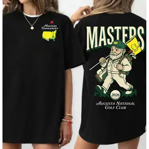 Masters 2026 Golf Shirt Augusta National Inspired Graphic Tee, Vintage Golf Tournament T-Shirt, Back Print Golf Lover Shirt, USA Golf Outfit, Unisex Oversized Streetwear Gift