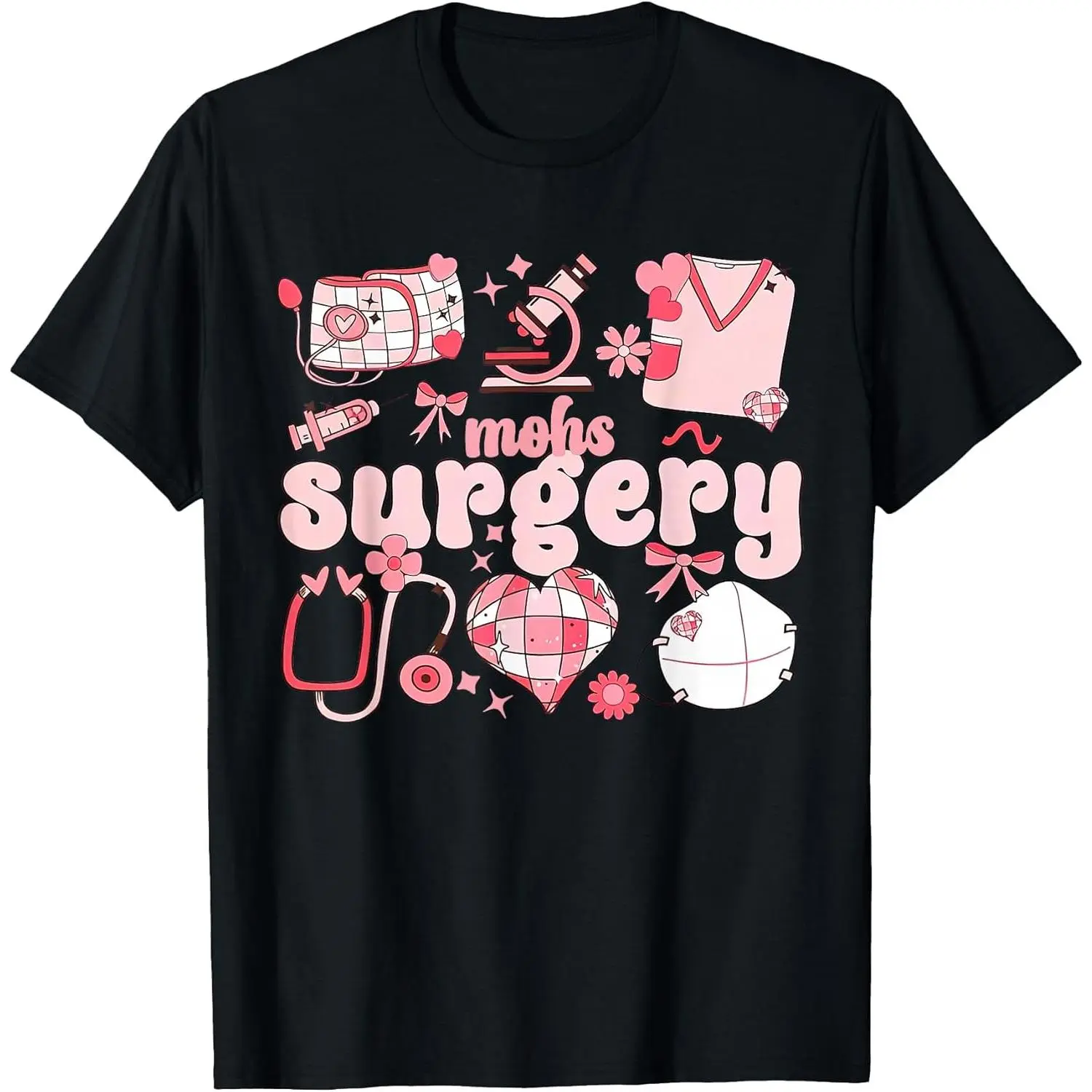 Dermatology Nurse Valentine Mohs Surgery Derm Squad Cosmetic T-Shirt