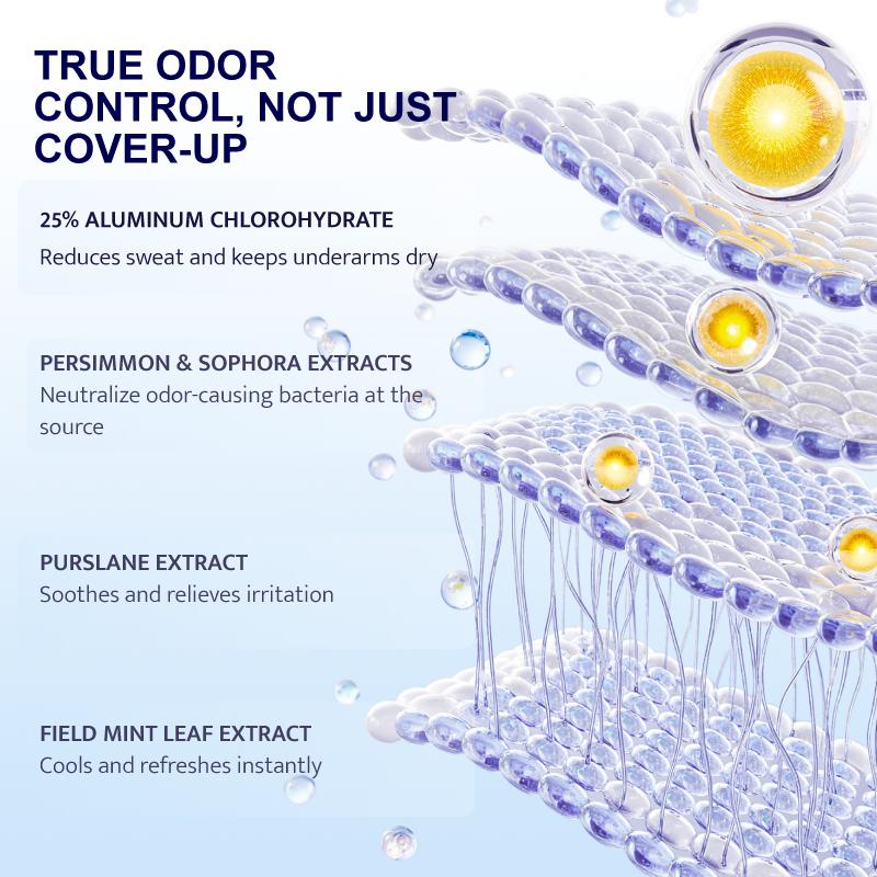 [3 Pack]Whole Body Antiperspirant Spray - Clinical Strength Sweat & Odor Control for Armpits, Hands & Feet - Gym & Daily Routine