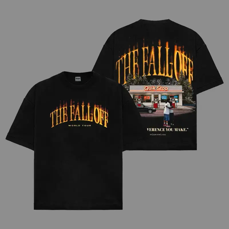 [FREE SHIP] Ver 7 J Cole The Fall Off 2026 Acid Washed Unisex Oversized Premium Cotton T-Shirt, Vintage Music Merch T-Shirt, Music Rap Style, New Album Gift For Fans