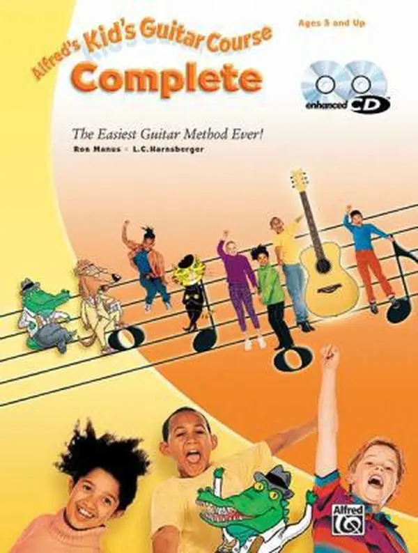 USED-Alfred's Kid's Guitar Course Complete: The Easiest Guitar Method Ever! by Ron Manus (Paperback)