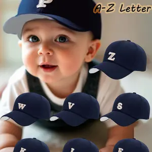 Bestselling 26 Letters Baseball Cap, Adjustable Kids Sun Hat, Unisex Design For Boys And Girls, Durable And Comfortable, Suitable For Sports And Daily Casual Wearing, Kids Fashion Accessory1-3YY