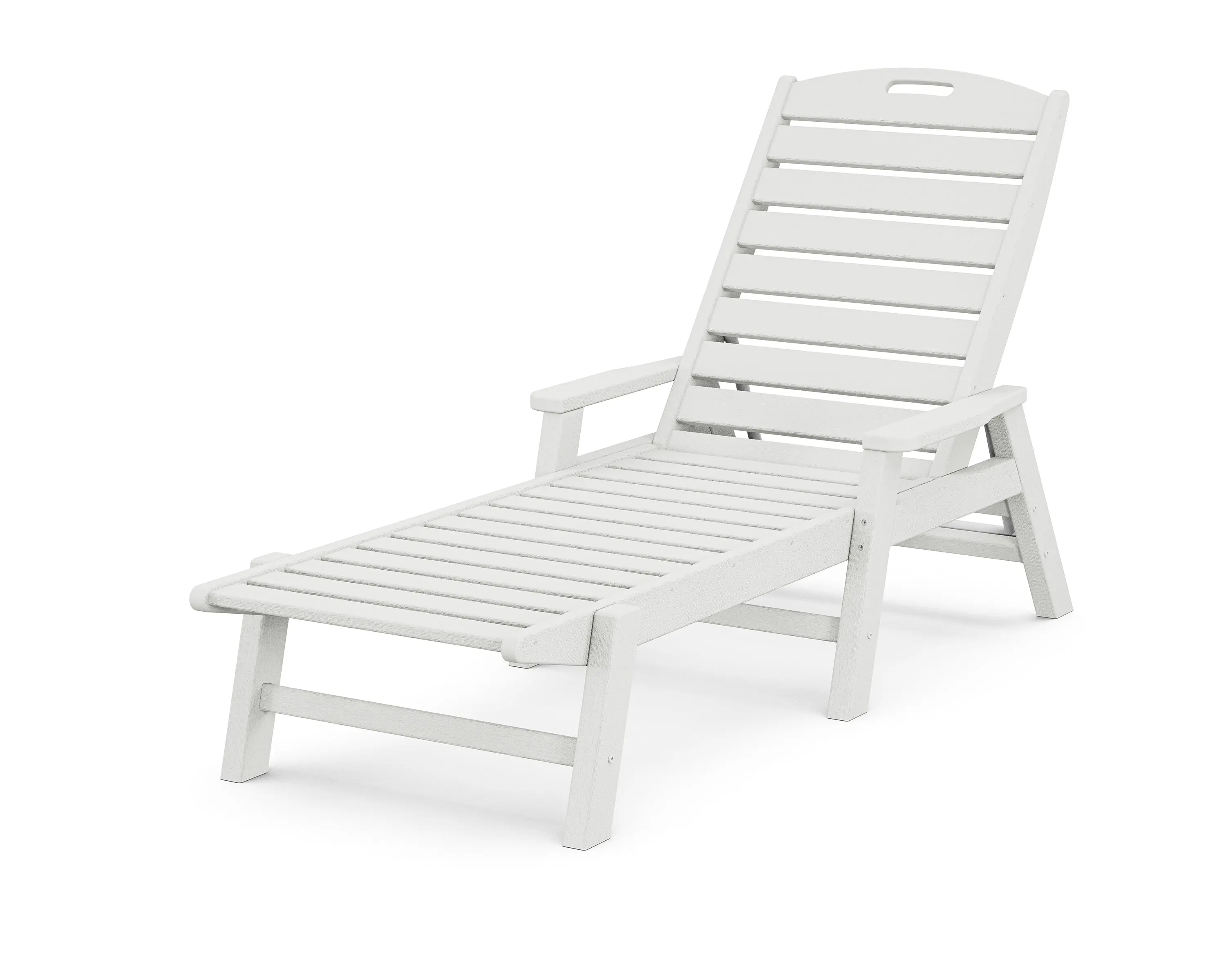 POLYWOOD Nautical Chaise with Arms