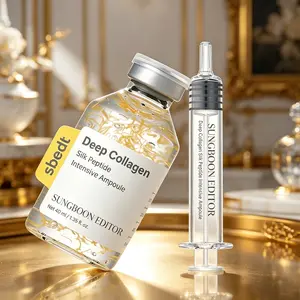 Sungboon Silk Lifting Ampoule, collagen and peptide blended essence, anti-aging skincare to diminish wrinkles, lift and plump sagging skin