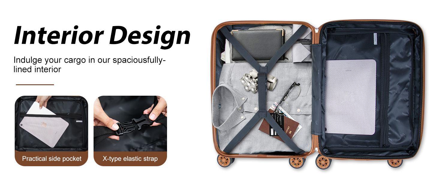 SUNSPRISE Carry On Luggage 20 Inch