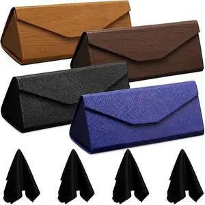 4PCS Glasses Case Hard Shell - Eyeglass Cases Eyeglasses Case for Sunglasses Eye Glasses Cases