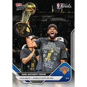 Karl-Anthony Towns - 2025-26 Topps NOW Card #342 NBA Finals