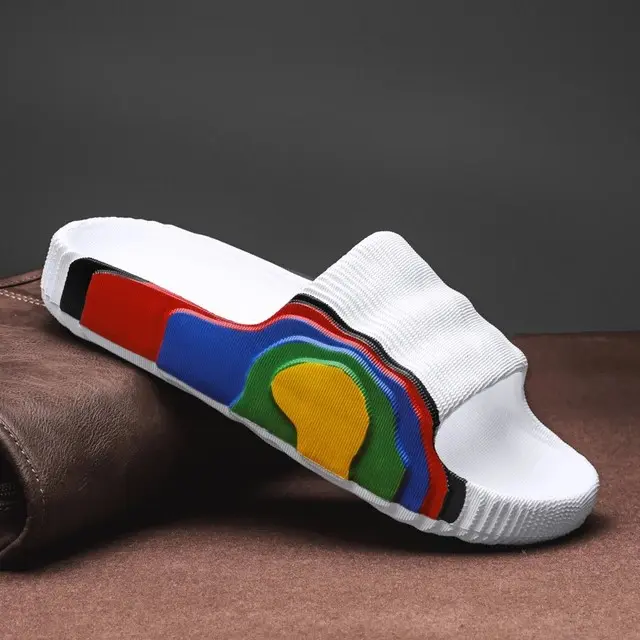 White - High Quality Men, Women and Kids Fashion Slides with Customized Color Pattern For All-Season. Footwear Walking Shoes Shoe Flipflop Slipper Comfort Breathable Casual. Footwear Boy Design Elegant Daily Activities Street Wear Vacation Summer flipflop