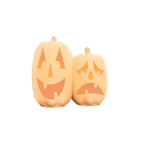 Glowing Pumpkin Decor - Spooky Glow in the Dark Pumpkin