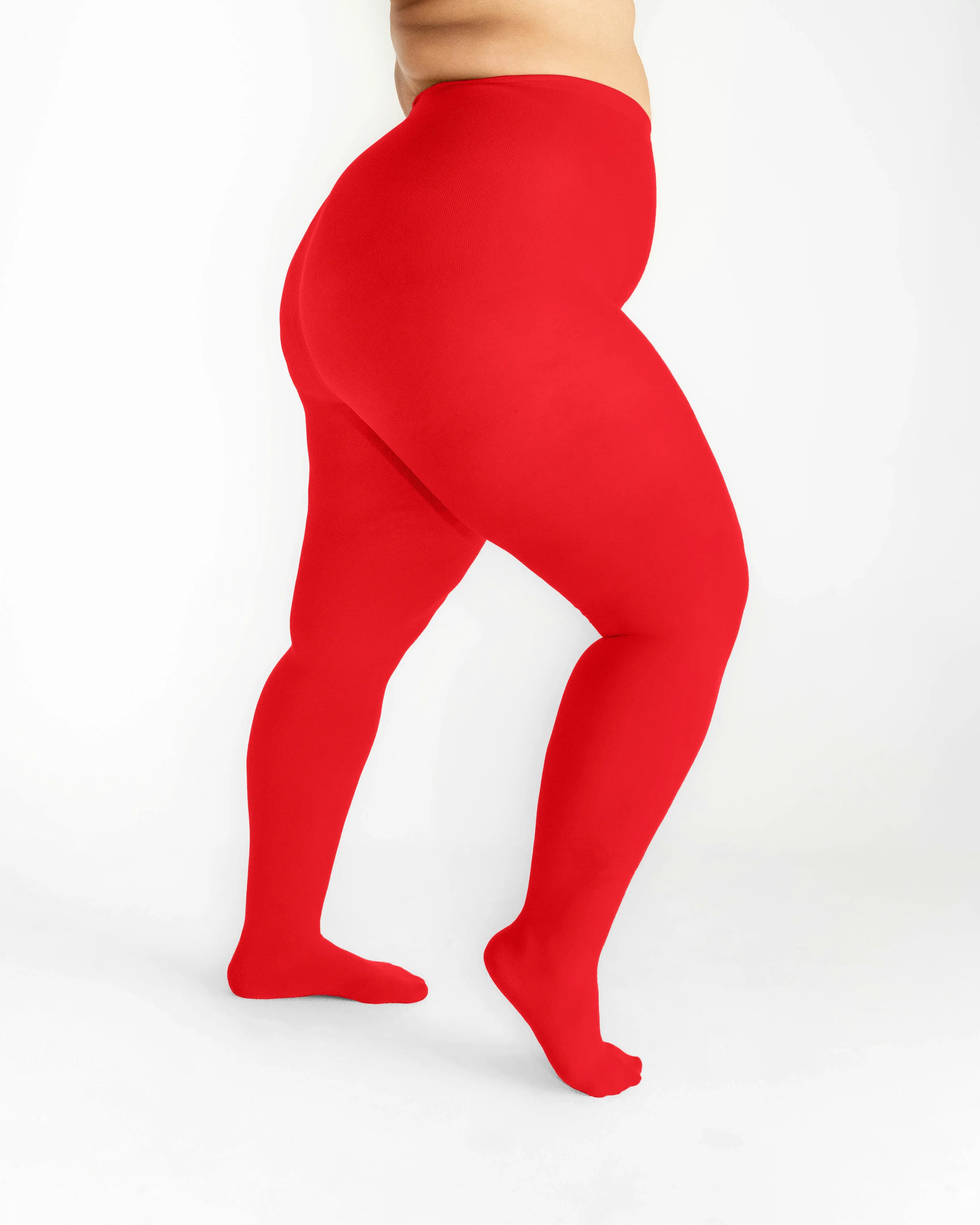 Nylon Spandex Tights 60 Denier - Scarlet Red