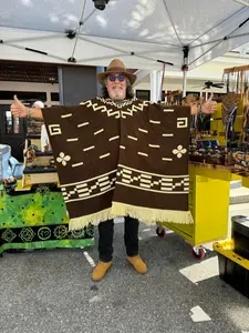 Clint Eastwood Alpaca Poncho Coat - Warm Poncho Women - Wool Poncho - Cozy Hippie Poncho - Mens Poncho