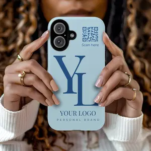 Custom Phone Case with Logo and QR Code