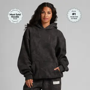 Comfrt | The Camo Hoodie | Oversized Camo Print Hoodie Cotton