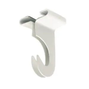 212 MAIN Sturdy Hangable Suspended Ceiling Hook, 2 in. Long, 2-Pack, White, Sturdy Hook, Two-Pack