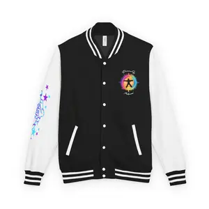 Divinity "Madhouse" Letterman Jacket — Retro Vaporwave y2k Varsity Jacket