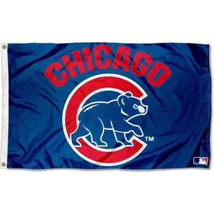Chicago Baseball Walking Bear Flag 3x5 Banner