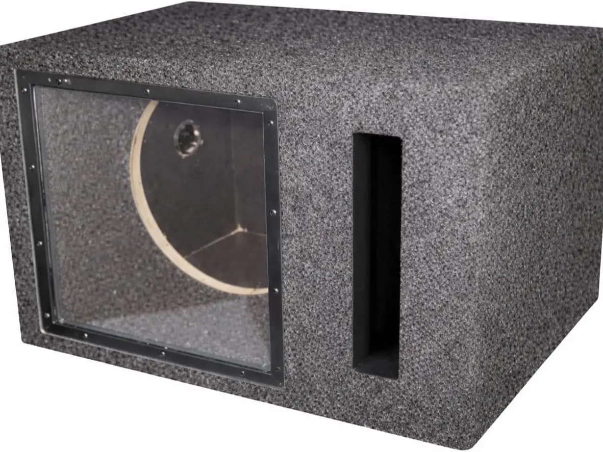 Bandpass Plexiglass Vented Ported Subwoofer Enclosure for Single or Dual Subwoofer Systems