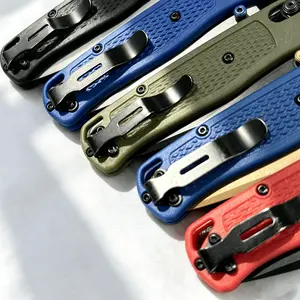 The 535EDC portable folding knife features a textured, non-slip handle, a pivot lock design, and a durable stainless steel blade, making it suitable for camping, Outdoor and everyday use.