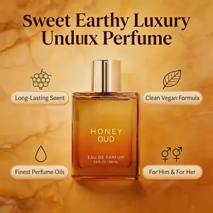 Luxury's Honey Oud Eau de Parfum (3.4 fl. oz.) I Patchouli, Vanilla,,Bergamot I Floral & Spicy IMade with Clean & Vegan Essentials Oils,cologne for men,Perfume for Women&Men,Cruelty-Free