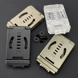 Quick Draw Knife Tactical Waist Clip Outdoor Tool Knife Flashlight Sheath Back Clip