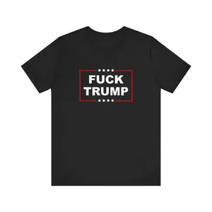 Fu*k Trump T-Shirt, Unisex Shirt, Not My President, Trump For Prison Tee, Convicted Felon Traitor Treason Rapist, Lock Him Up