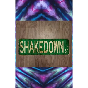 Grateful Dead Shakedown Street sign, made to look weathered (NEW) 16" x 4" Deadhead Phish-head Gift