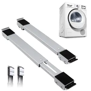 Heavy Furniture Moving Tools 360° Universal Extendable Furniture Appliances Rollers, Strong Mover Tools with 24 Roller & Brake Equipment for Heavy Washing Dryer Refrigerator with Swivel Mobile Wheels Base