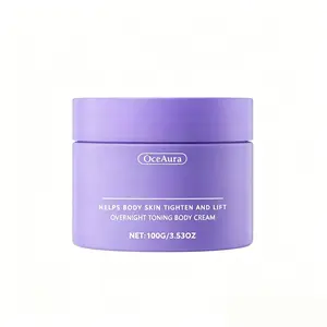 Dreamy Night Firming Body Cream (2-Pack) - Caffeine & Hyaluronic Acid Formula, For Belly & Thighs, Nourishing Moisturizer For All Skin Types