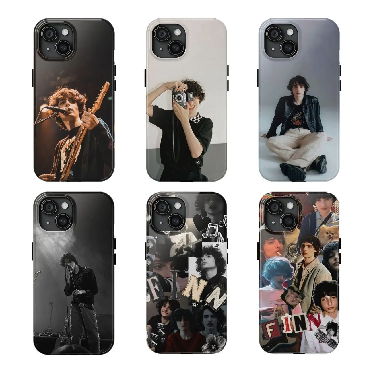 Finn Wolfhard Phone Case for iPhone & Samsung Galaxy, Stranger Things Actor Aesthetic, Indie Movie Fan Gift, Gen Z Retro Vibes, Viral TikTok Trend USA 2026, Vintage Hollywood Style, Alternative Pop Culture Inspired Design S