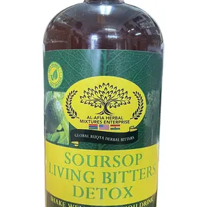 Al-afia Herbal Mixtures Enterprise Soursop Living Bitters Detox - Natural Herbal Supplement