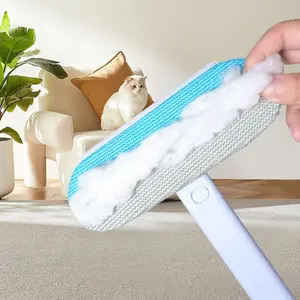 Multi-functional Cat Hair Brush Pet Cat Hair Scraper Adhesive Hair Remover for Dogs Carpets and Beds Efficient Fur Cleaner