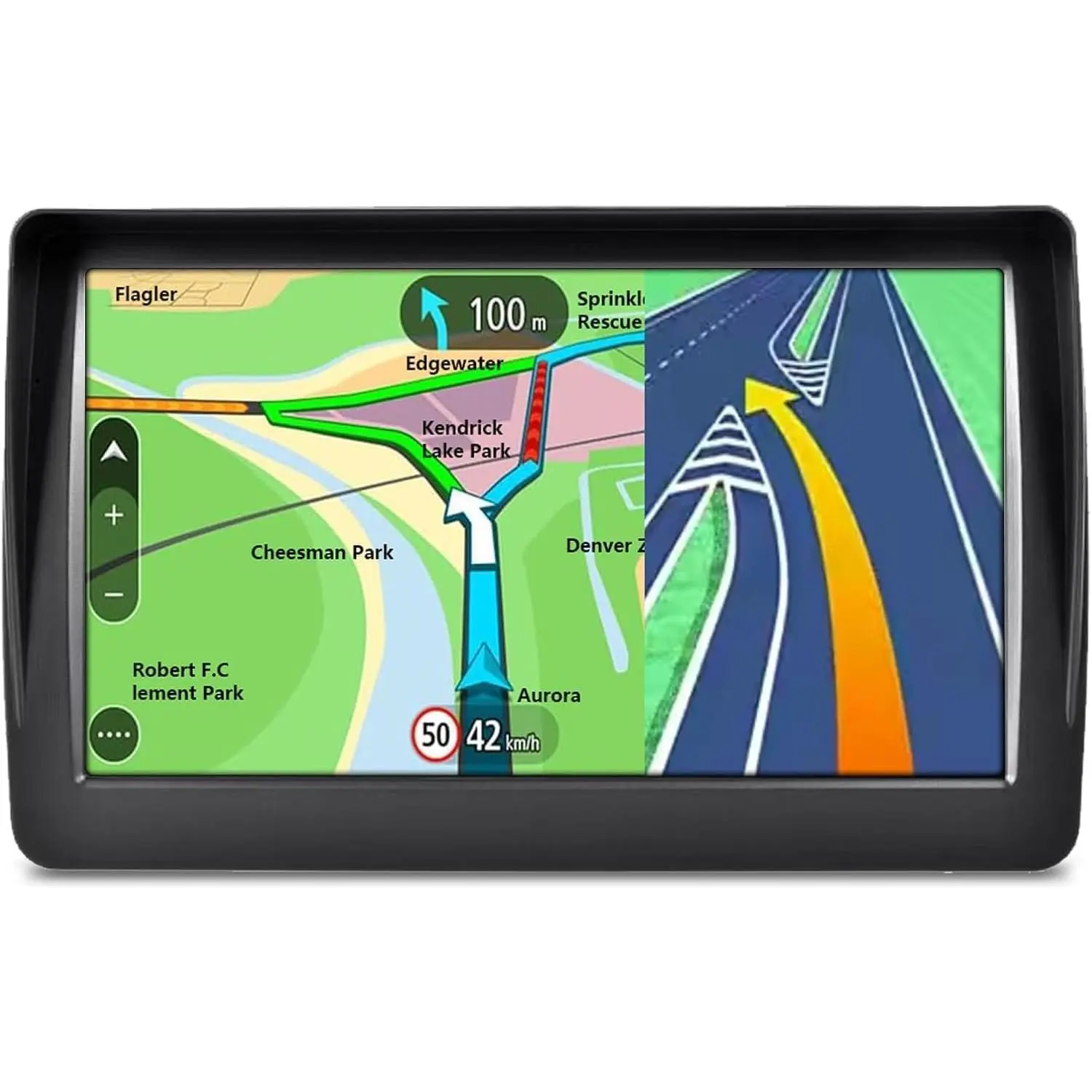 GPS Navigator for Car and Truck, 7 Inch Touchscreen, 2026 North America Maps, Voice Guidance, Speed Limit Warning, USB Connectivity