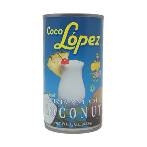 Coco Lopez Cream of Coconut 15 oz – Smooth & Sweet Tropical Flavor