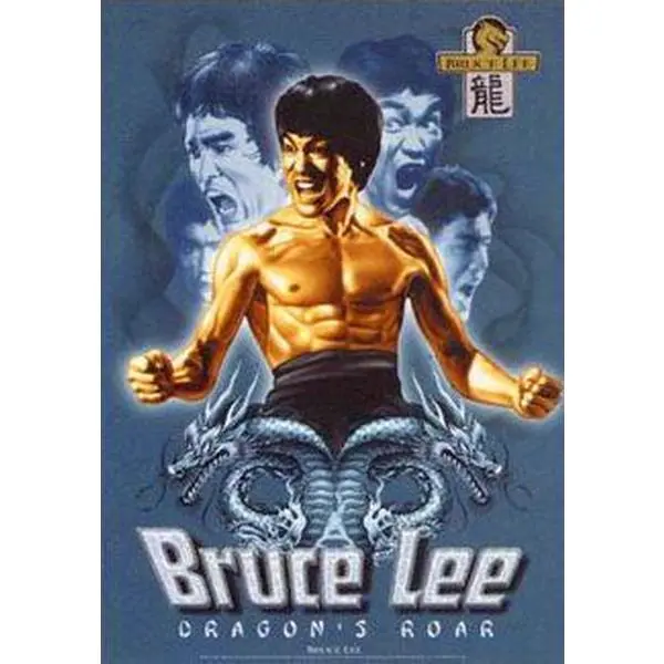 Bruce Lee "Dragon's Roar" Shaolin Martial ArtsPOSTER UNFRAMED  - PyramidPOSTER UNFRAMED s