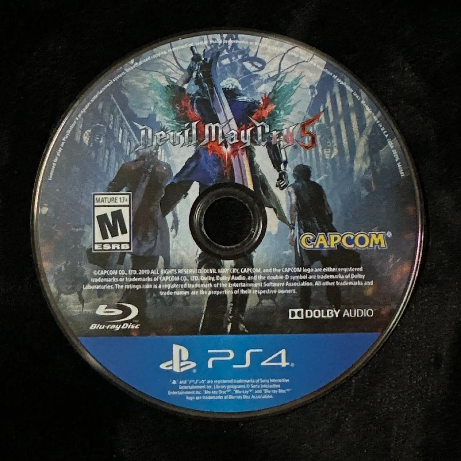 Devil May Cry 5 for PS4 (loose disc)