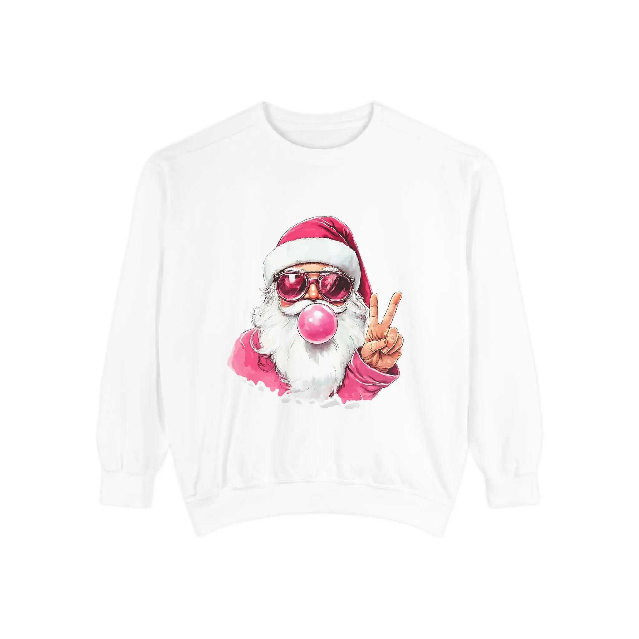 Bubblegum Santa Christmas Xmas Sweatshirt