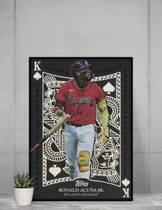 Topps 2026 All Kings Ronald Acuna 12x17 Poster Atlanta Braves