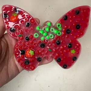 SILICONE PICKY PAD - Butterfly - Handmade Fidget Sensory ASMR Toy/Tool