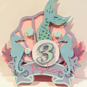 Mermaid Cake Topper