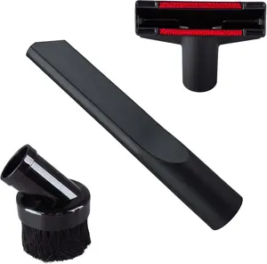 9064300 Universal Vacuum Attachments & Brushes Kit For Shop Vac and for  Household Vacuum Cleaners - 1 1/4 Vacuum Attachments Dust Brush Crevice Tool and Upholstery Nozzle - Household Cleaning Kit