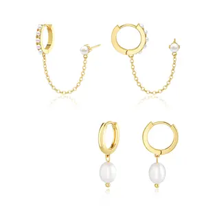 FOXGIRL  Women Earrings Bright Hoops Earring Set 3 pairs of women's hoops hypoallergenic designed specifically for women to create fashionable styles